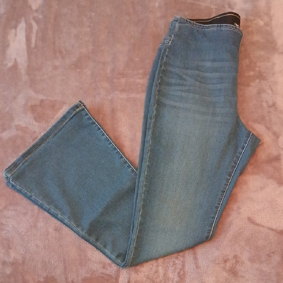 INC Denim Pull-on Flare Leg Jeans - Picture 1 of 5